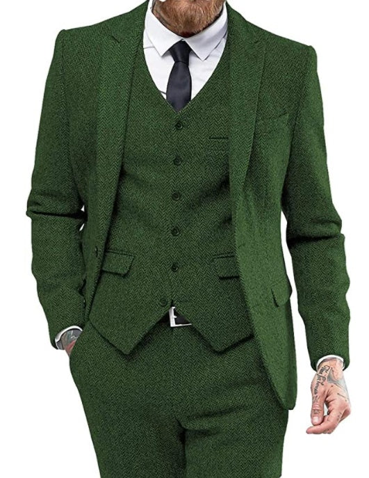 Carlo – Herringbone 3-piece Suit - Image 1