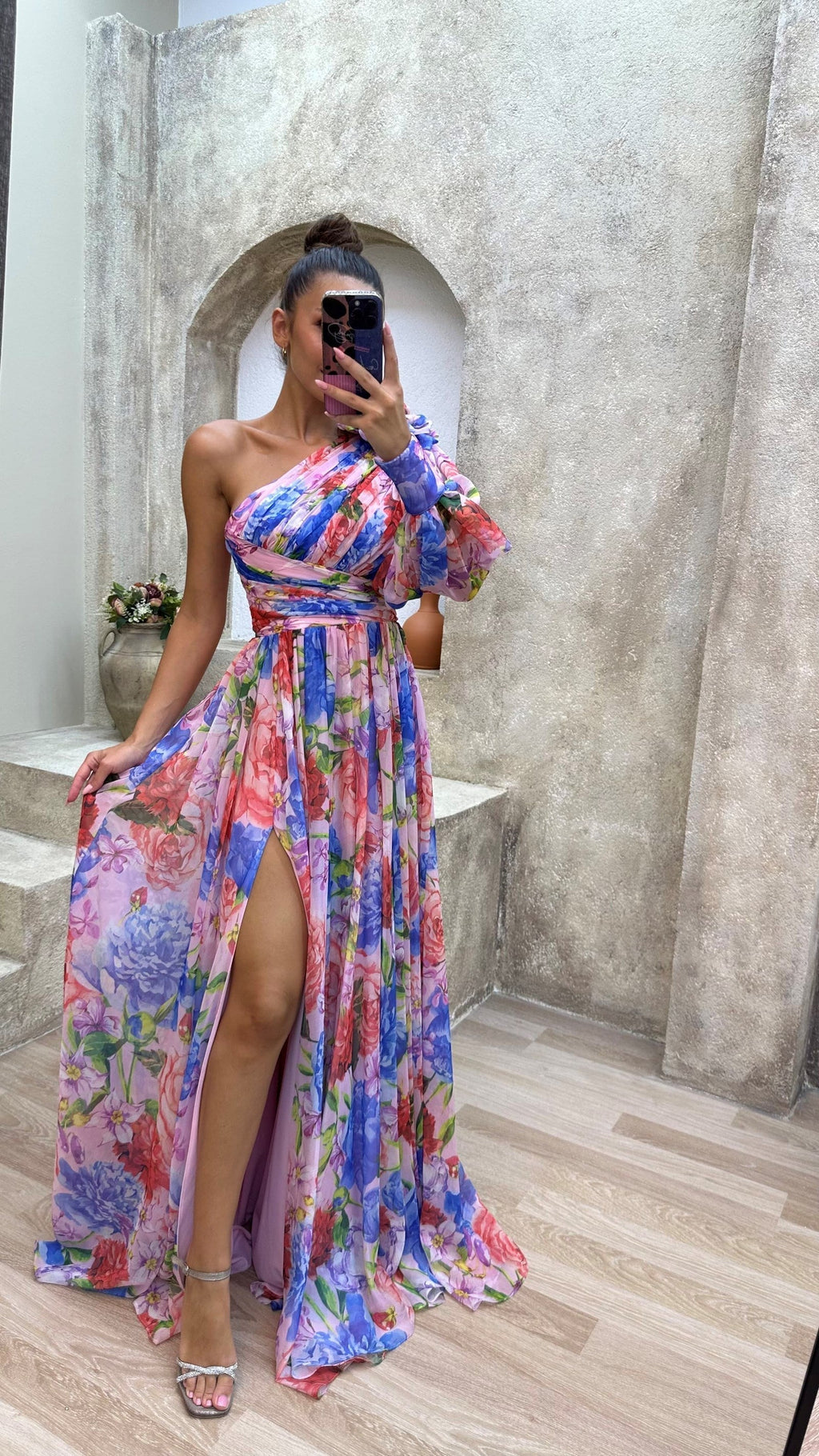 Victoria – Women One-Shoulder Maxi Dress - Image 6