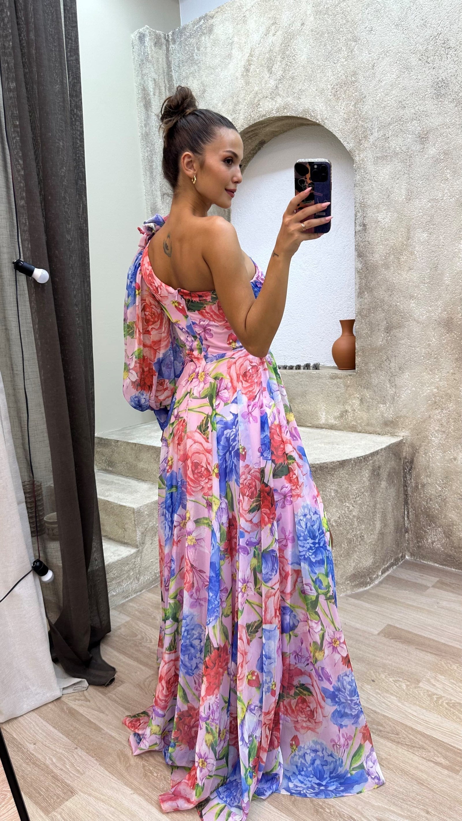 Victoria – Women One-Shoulder Maxi Dress - Image 2