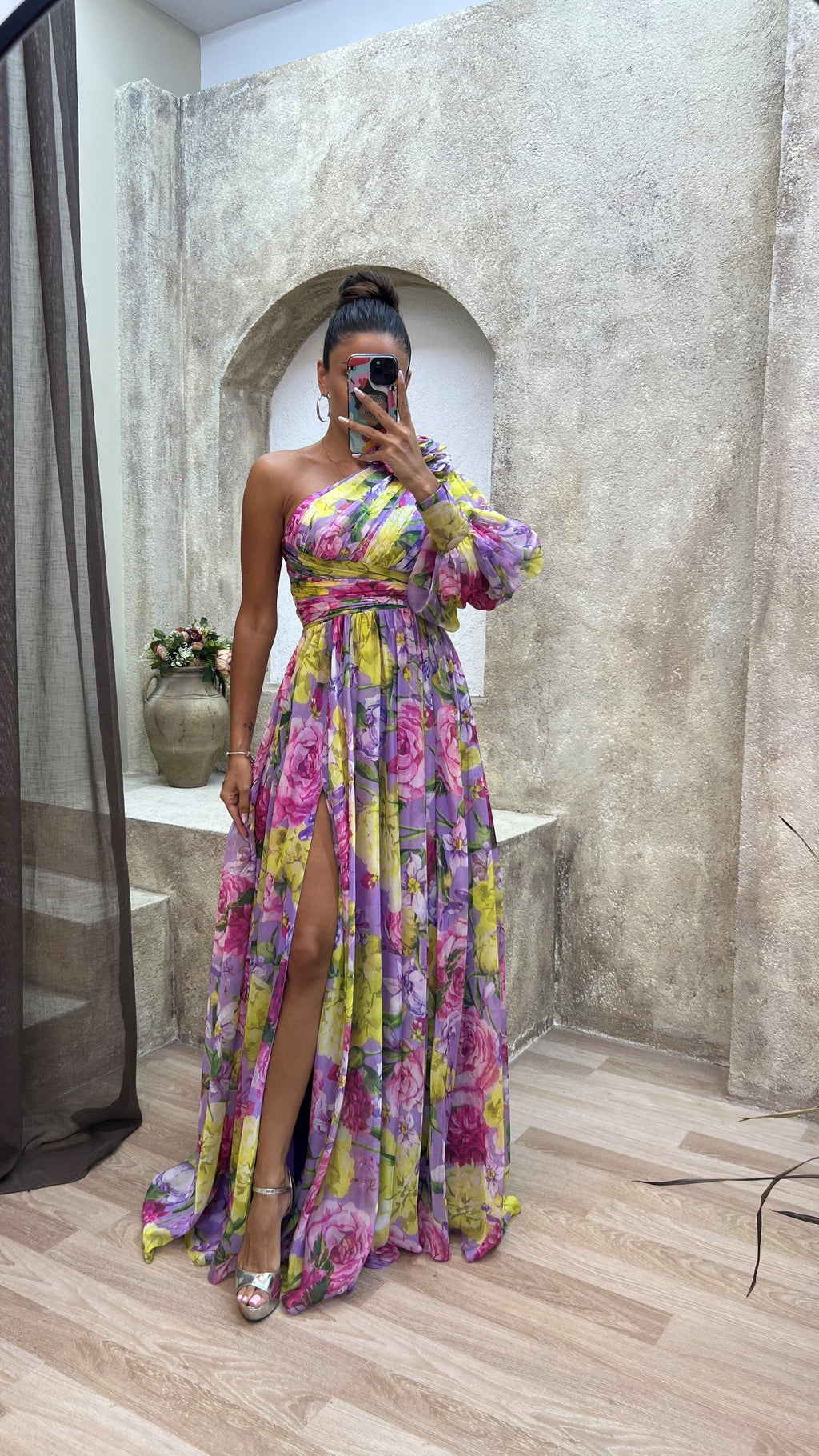 Victoria – Women One-Shoulder Maxi Dress - Image 5
