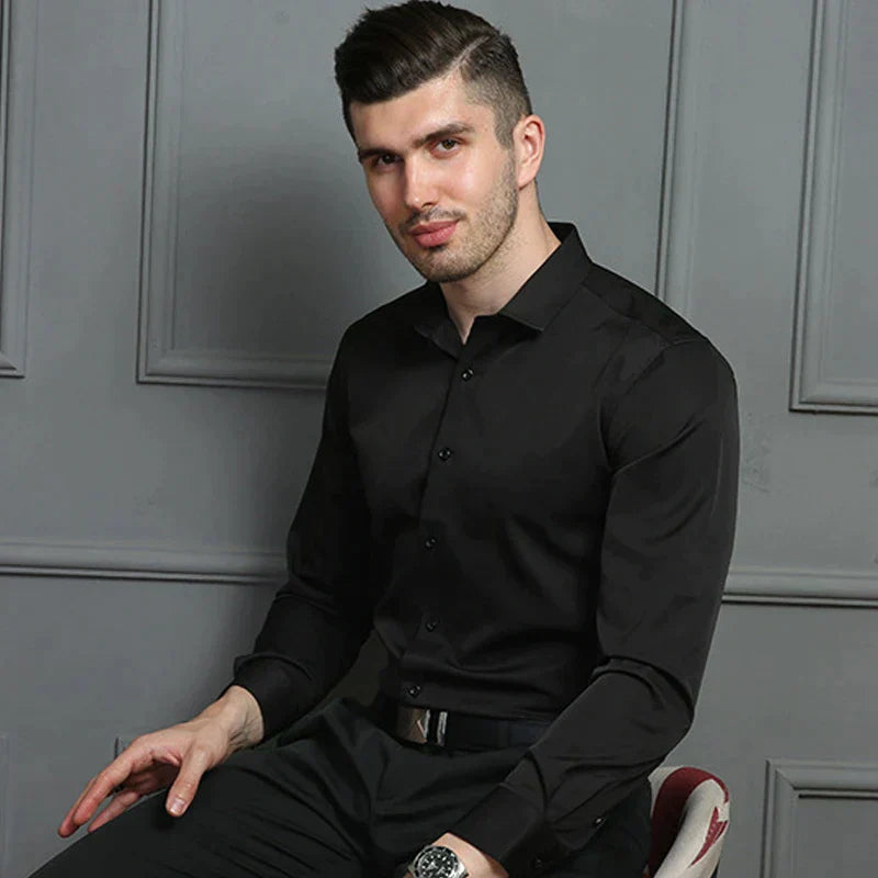 Michael – Smart Casual Stretch Shirt - Image 4