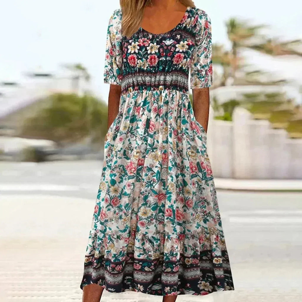 Brigitte – Floral Boho Dress - Image 6