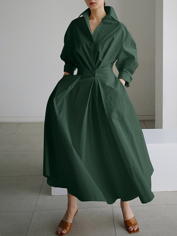 Scarlett – Women Buttoned Maxi Dress - Image 7