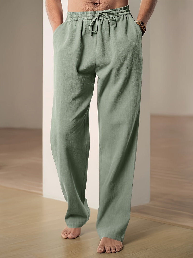 Noah – Elastic Waist Drawstring Pants - Image 4
