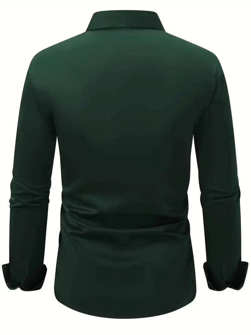 Adrián – Men's Slim Fit Long Sleeve Shirt
