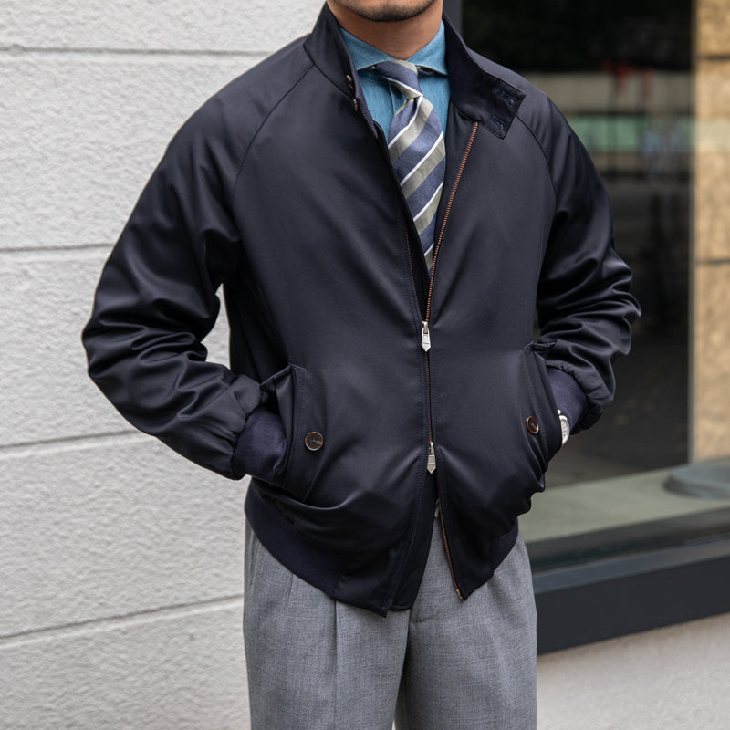 Classic men's bomber jacket with a stand-up collar - J&B; - 1 - Elvaroza.com