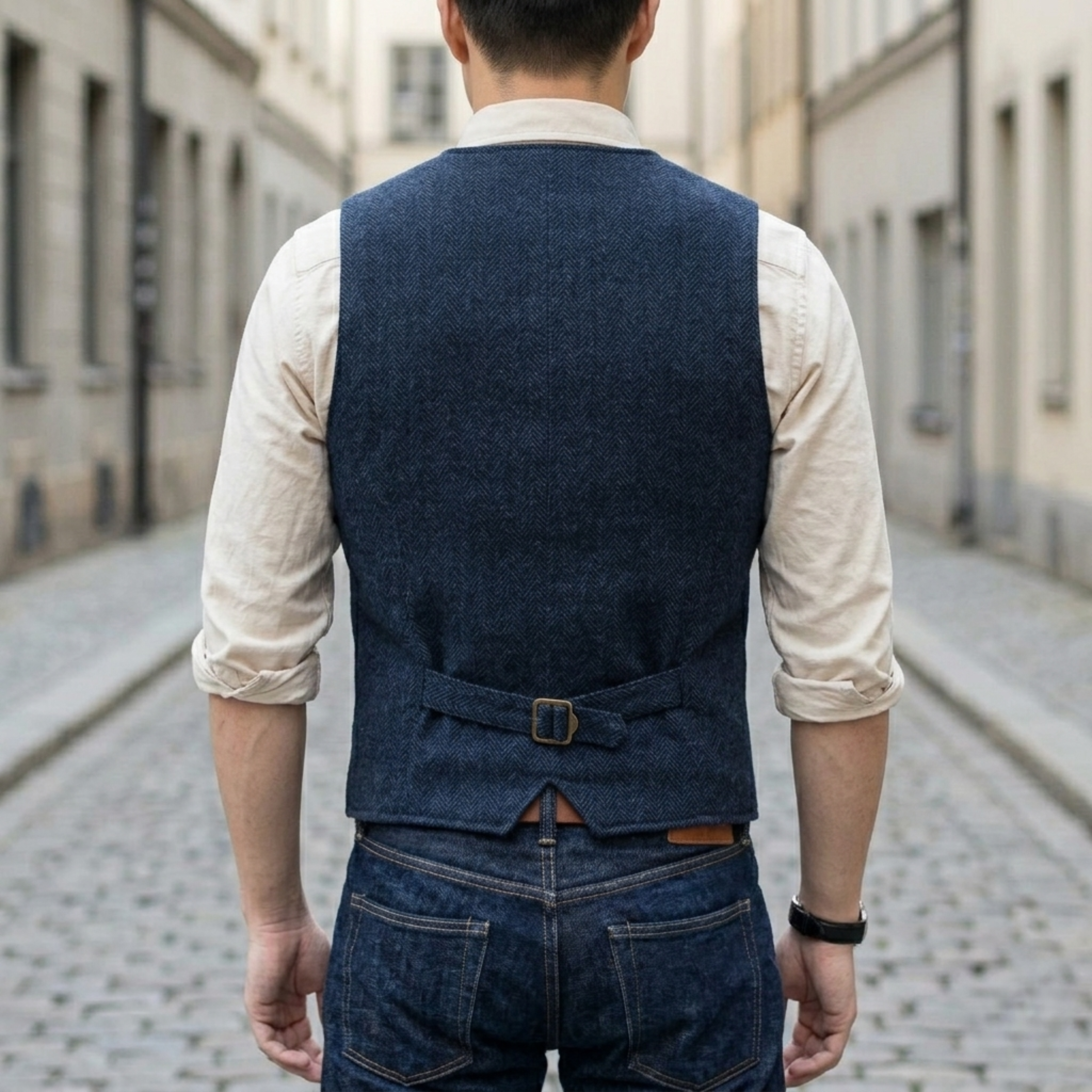 Oliver – Classic Tailored Men’s Waistcoat - Image 7