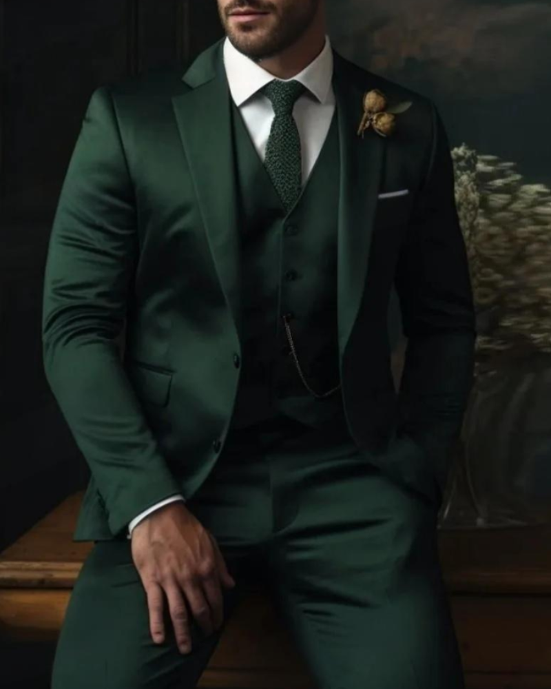 Leander – Fashion Elegant Three-Piece Suit - Image 10