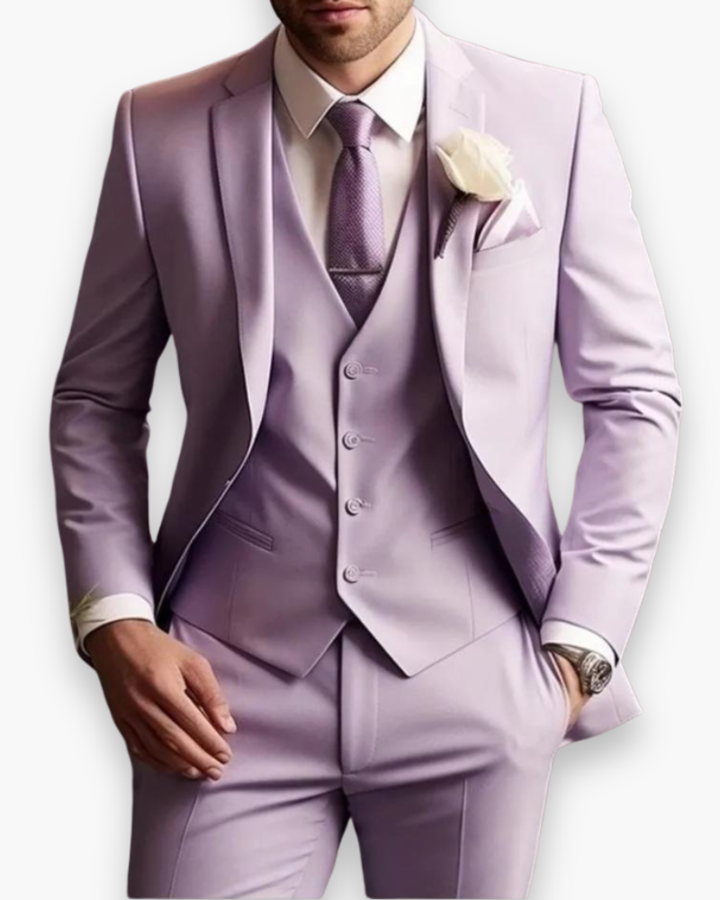 Leander – Fashion Elegant Three-Piece Suit - Image 5