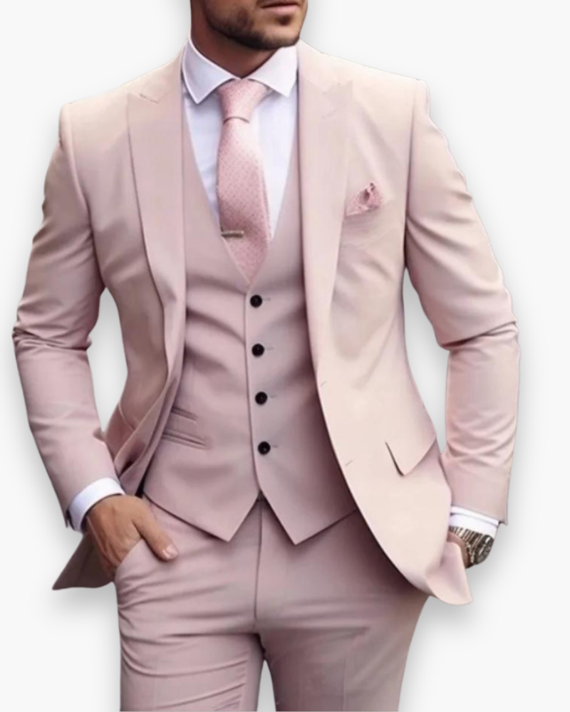 Leander – Fashion Elegant Three-Piece Suit - Image 6