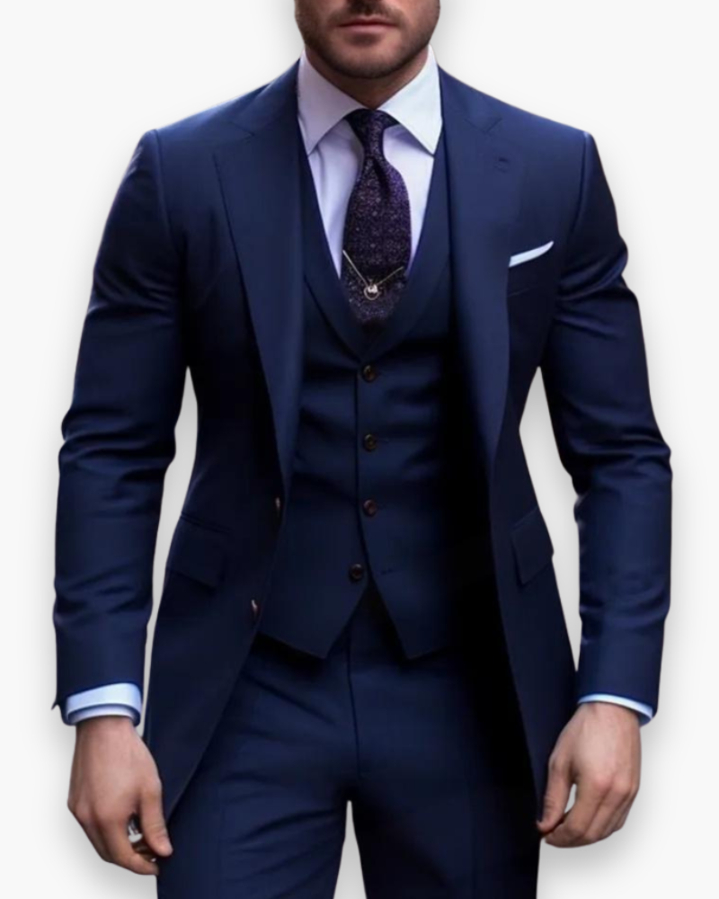 Leander – Fashion Elegant Three-Piece Suit - Image 8