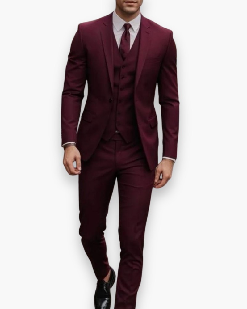 Leander – Fashion Elegant Three-Piece Suit - Image 9