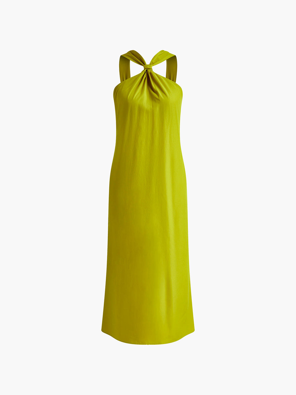 Sarah – Langes Kleid mit gekreuztem Neckholder und Schlitz - Image 5