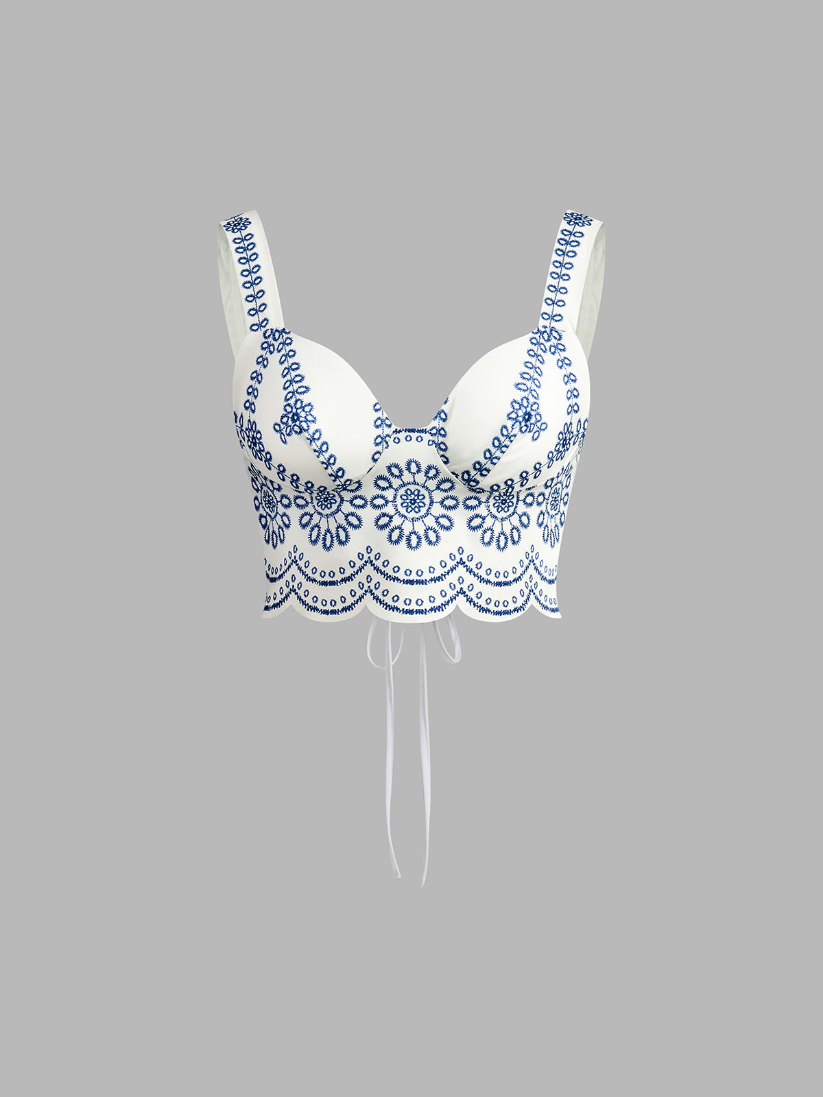 Mara – Printed Sleeveless Tie Back Skirt Set - Image 3