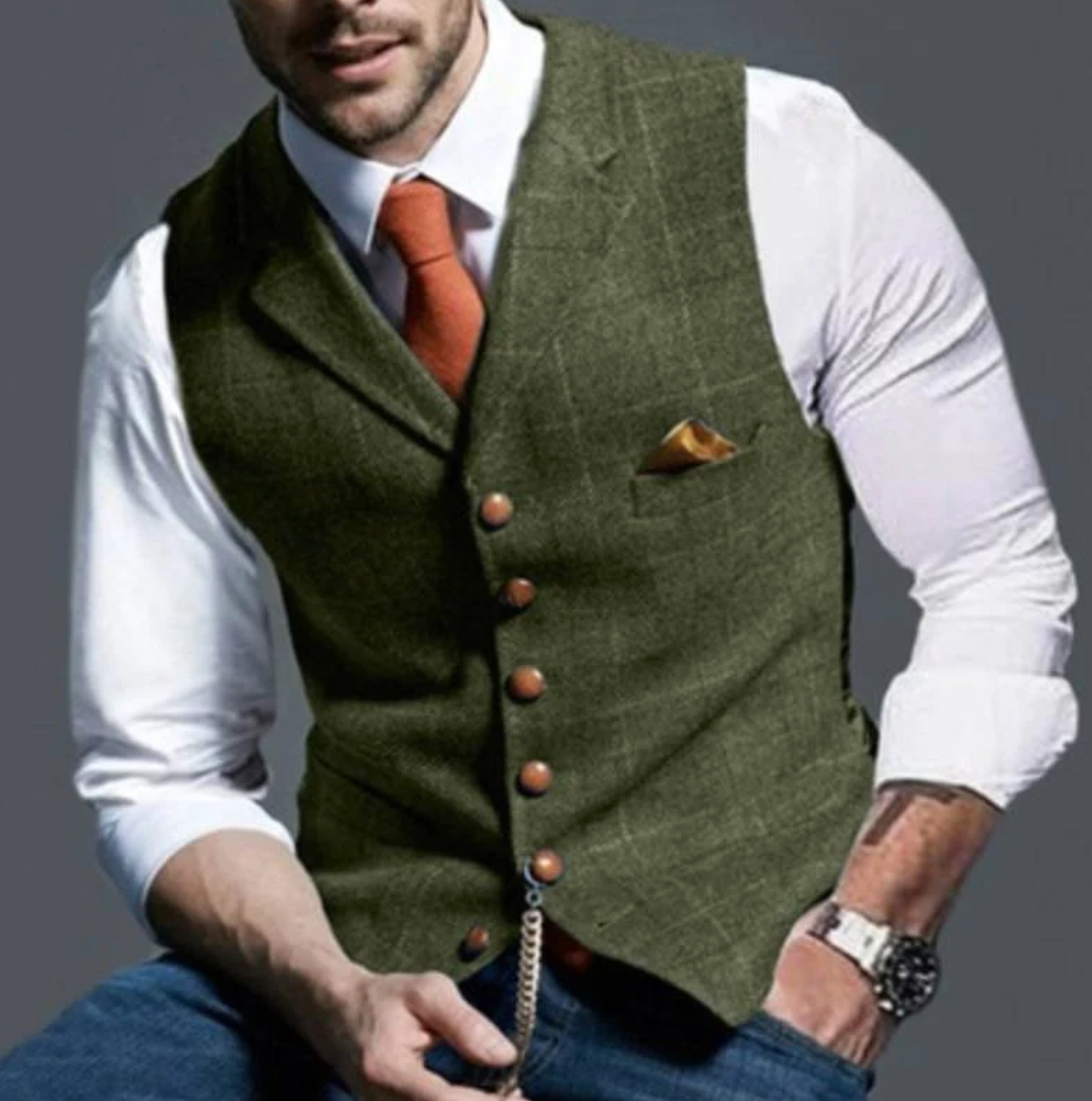 Frank – Stylish Tailored Vest - Image 5