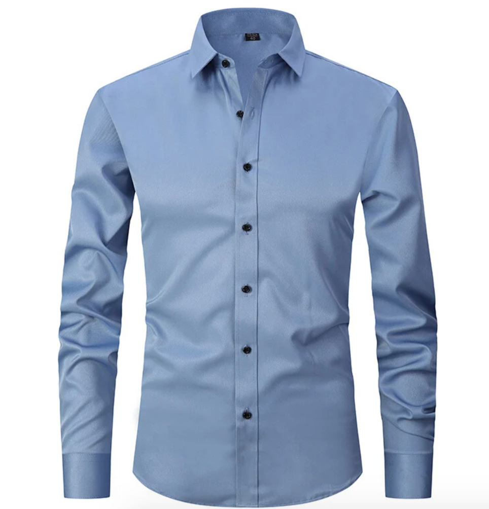 Michael – Smart Casual Stretch Shirt - Image 8