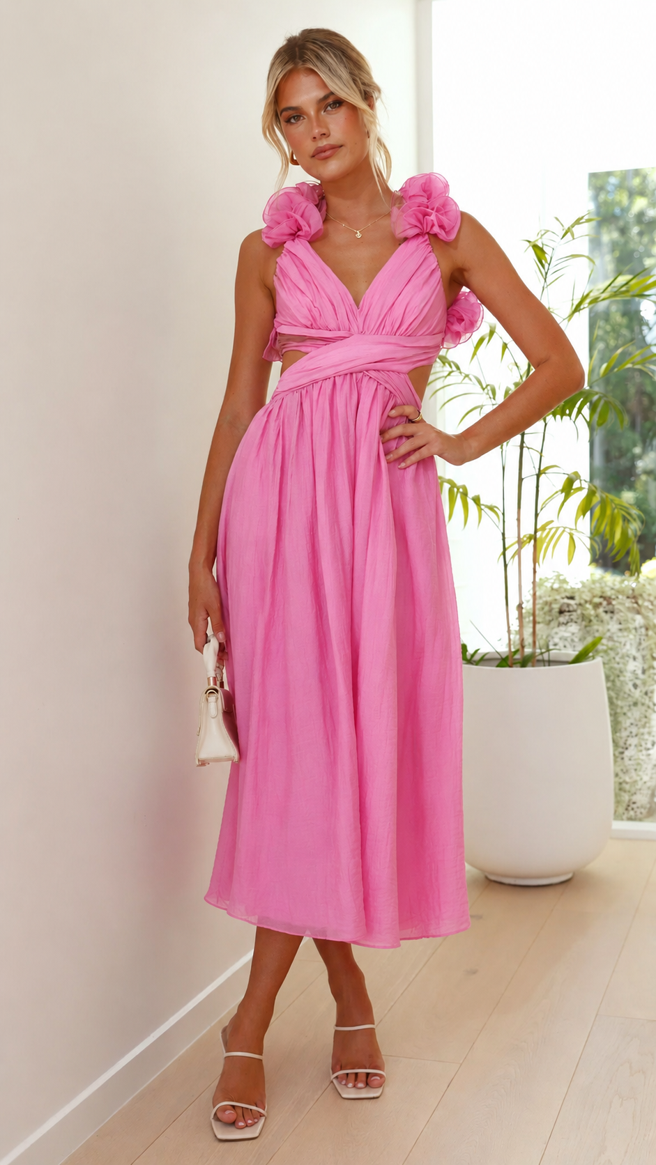 Ella – Floral Cut-Out Dress - Image 4