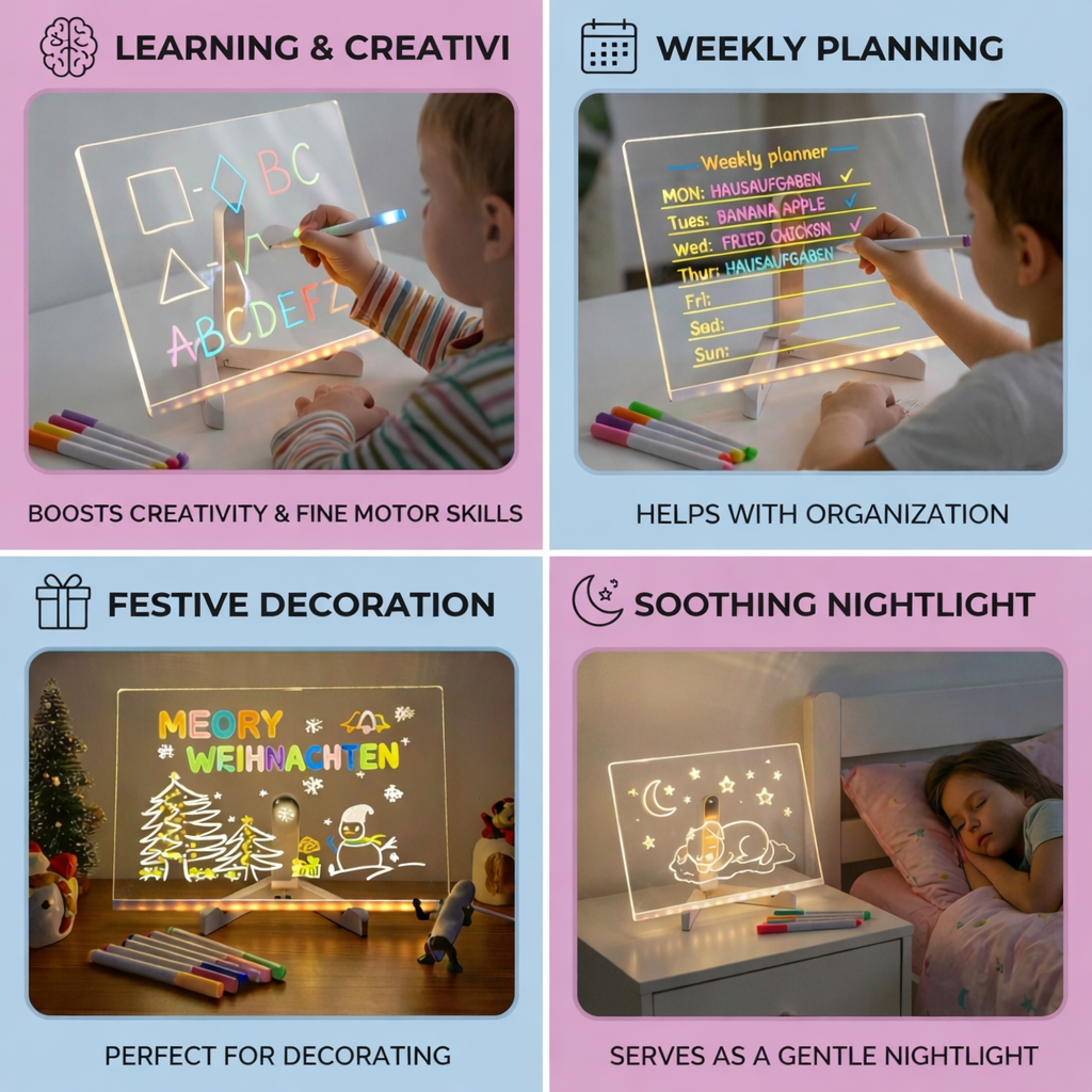 LED Drawing Board for Kids