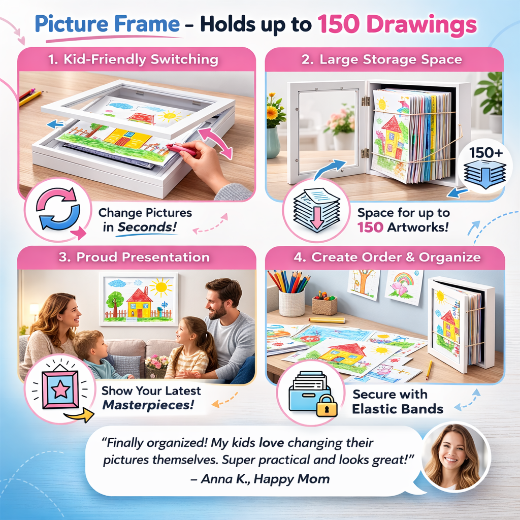 Art Display Frame – Showcase Your Child's Creativity