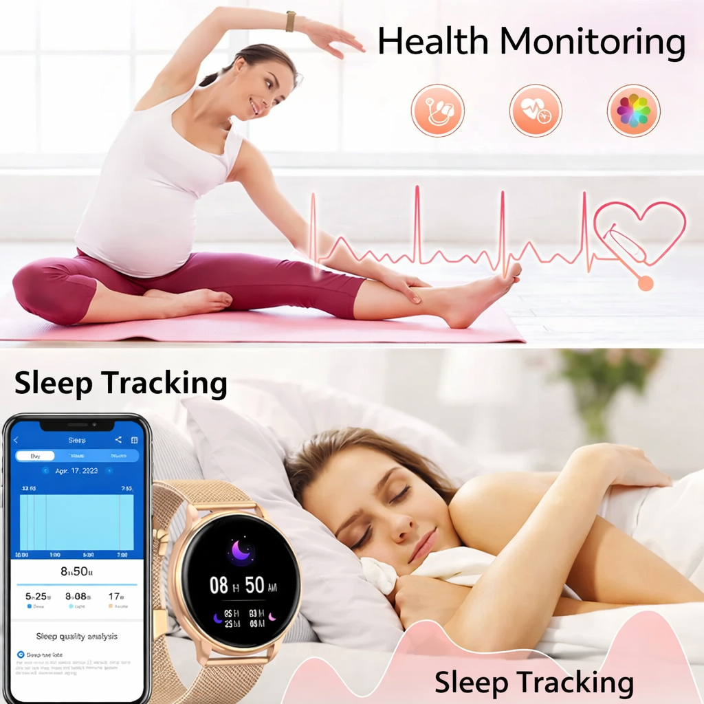 Elegant Smartwatch – Stay Connected in Style