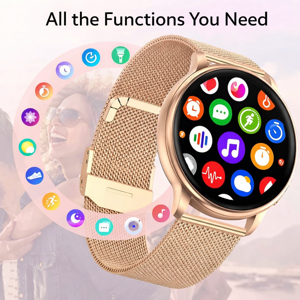 Elegant Smartwatch – Stay Connected in Style