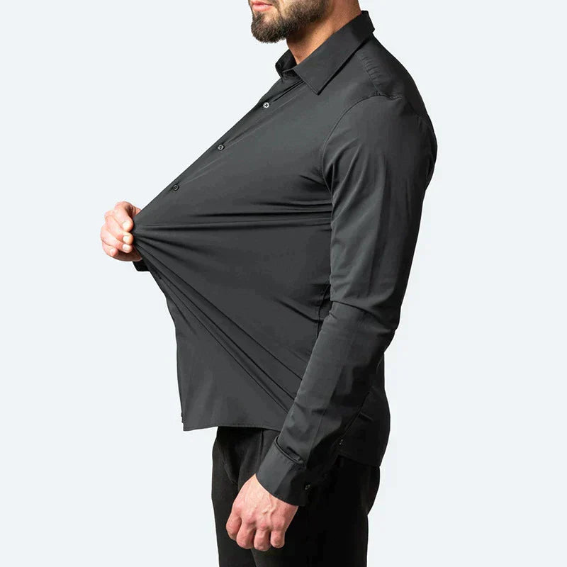 Michael – Smart Casual Stretch Shirt - Image 2