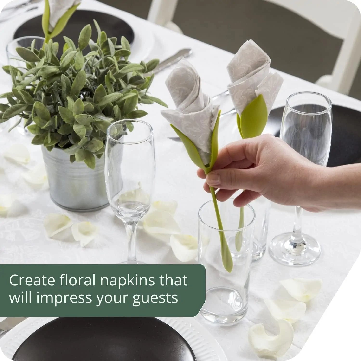 Floral Napkin Holders – Elevate Your Dining Experience - Image 1