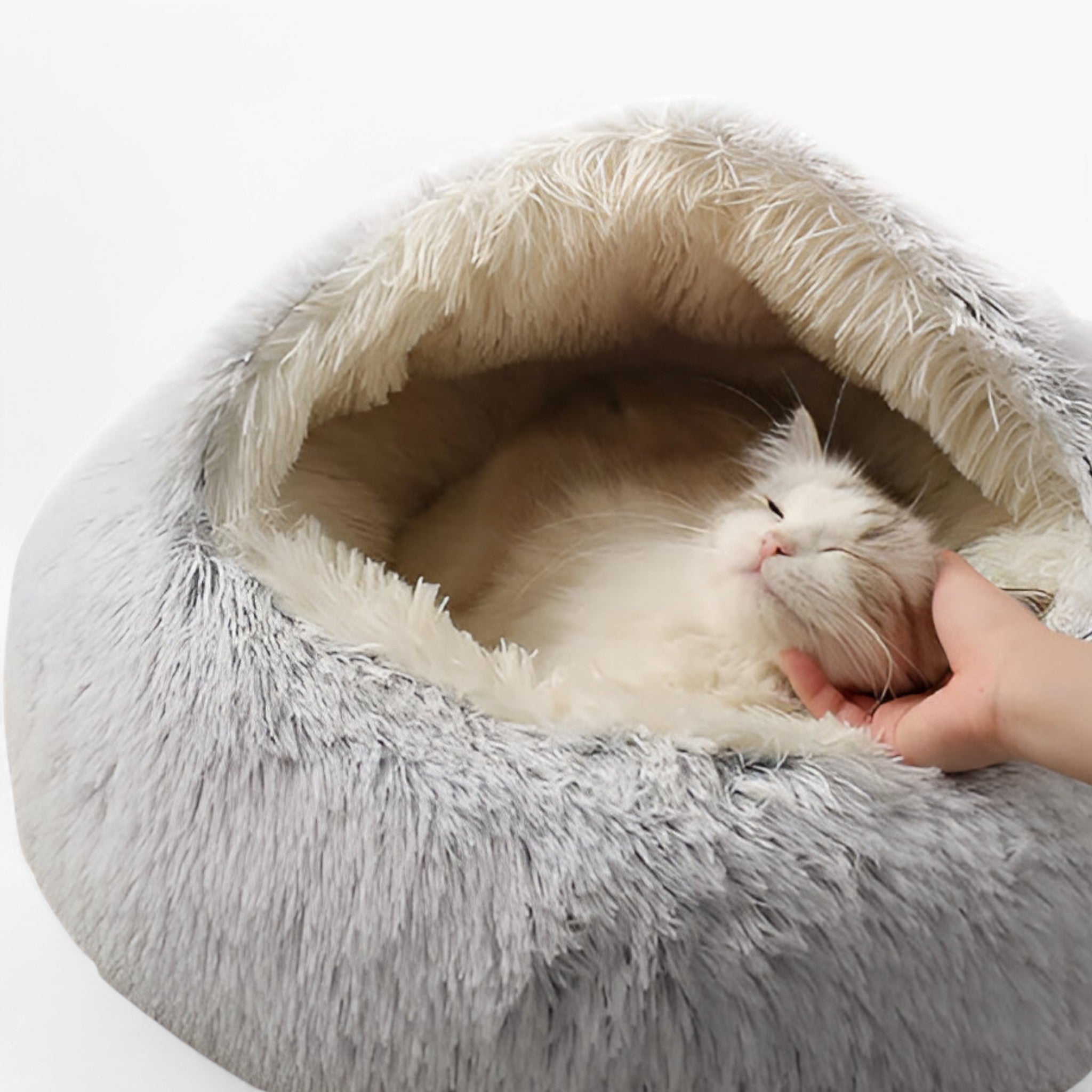 Cozy Cat Cave – Plush and Warm Pet Bed - Image 9