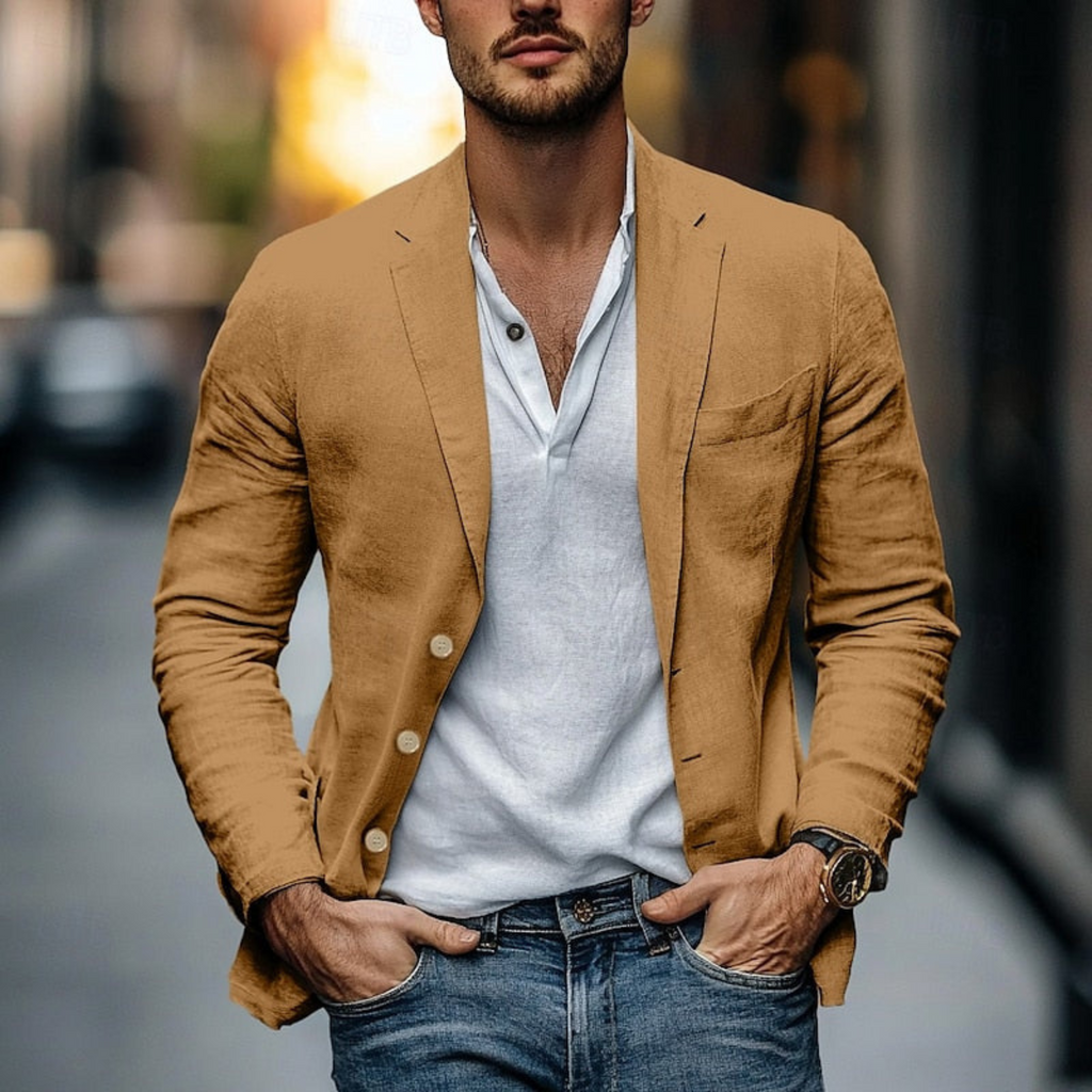 David – Lightweight  Summer Style Blazer - Image 3