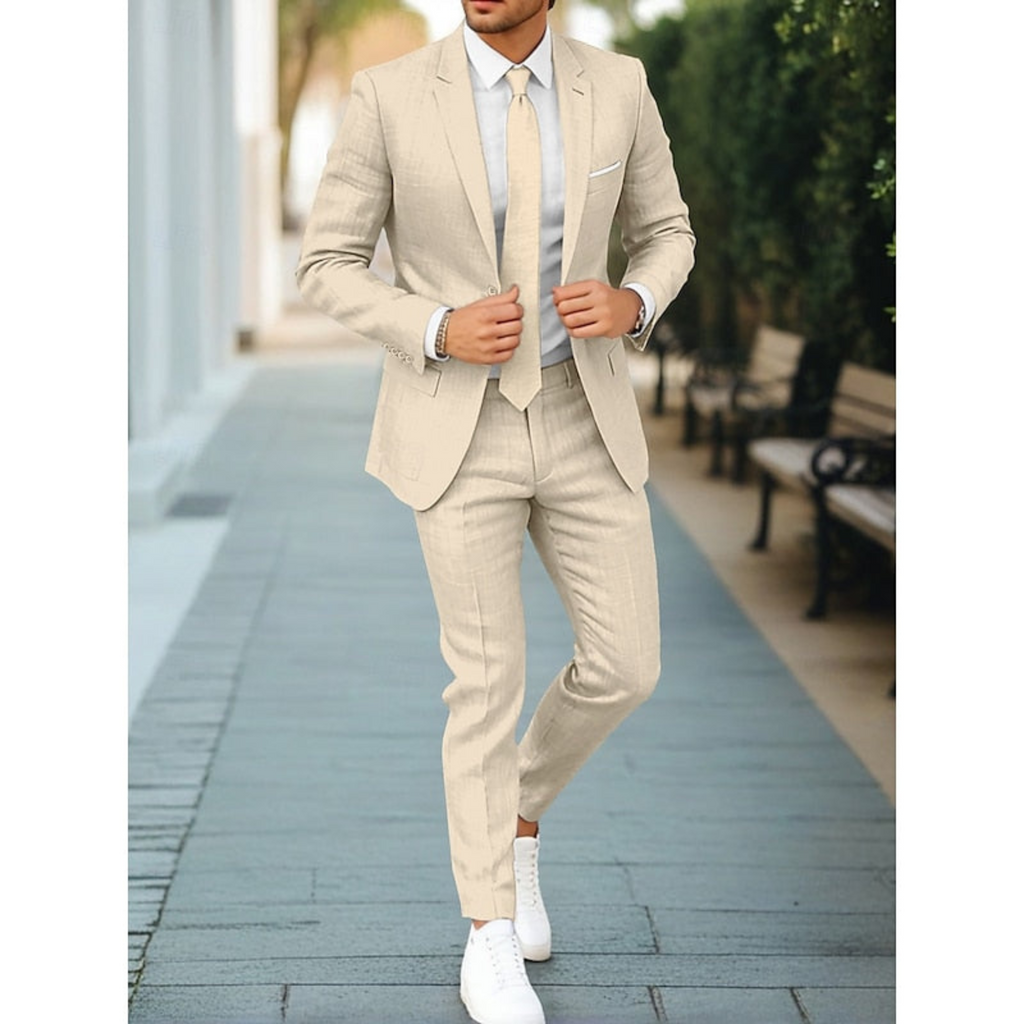 Maximilian – Single Row One Button  Suit - Image 3