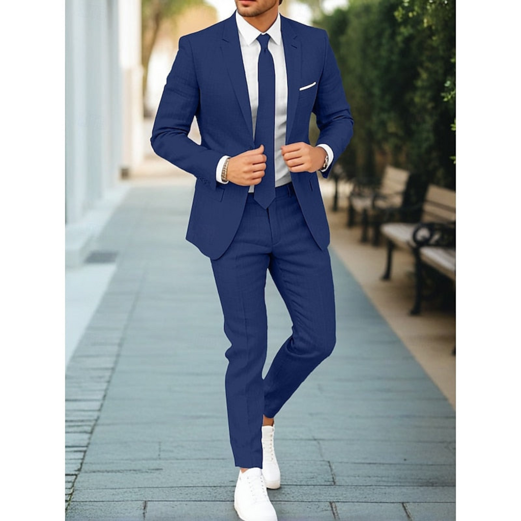 Maximilian – Single Row One Button  Suit - Image 7