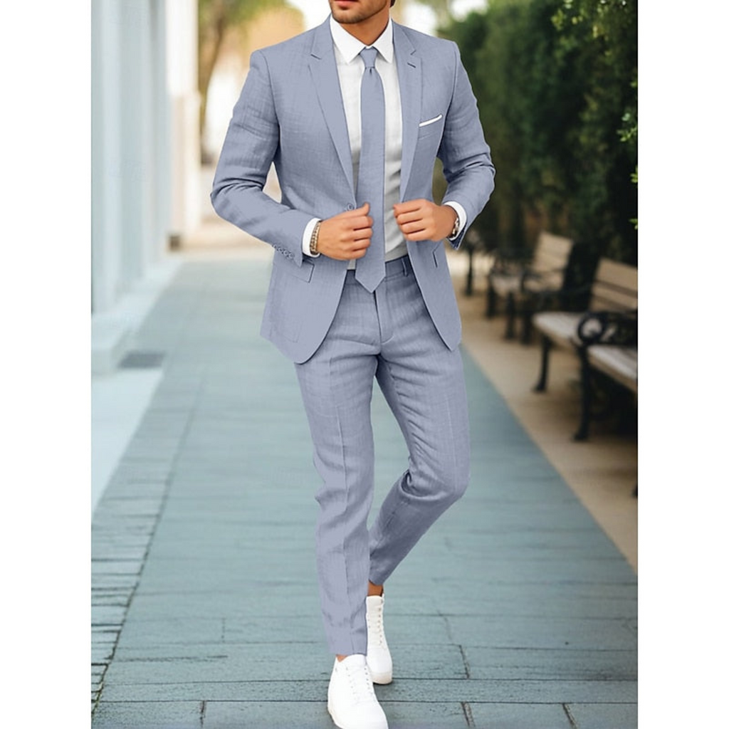 Maximilian – Single Row One Button  Suit - Image 2
