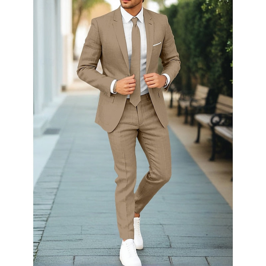 Maximilian – Single Row One Button  Suit - Image 6