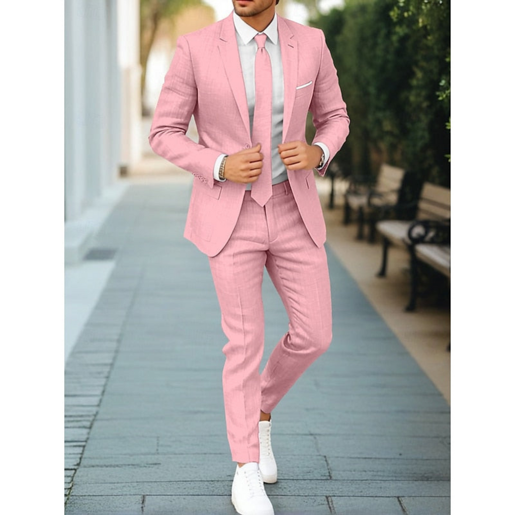 Maximilian – Single Row One Button  Suit - Image 4