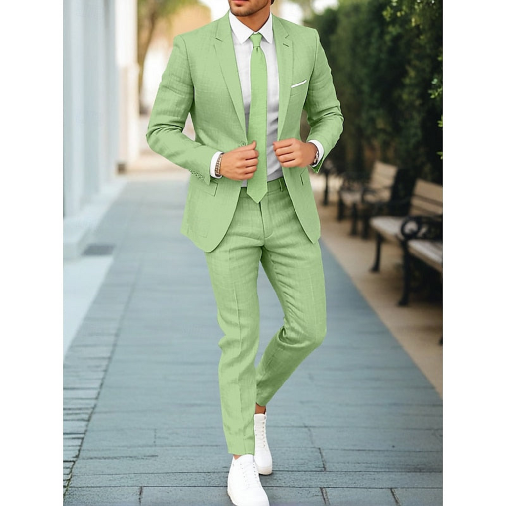 Maximilian – Single Row One Button  Suit - Image 5