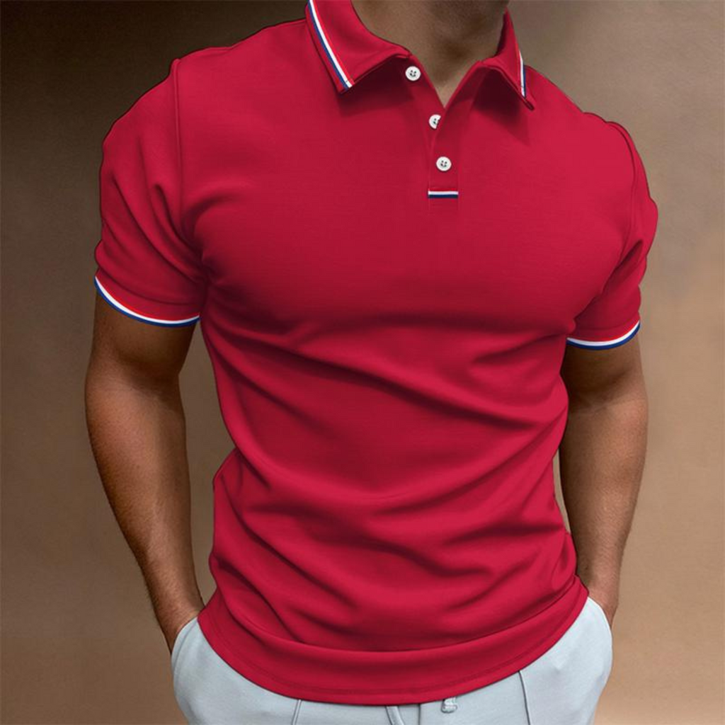 Martin – Classic Plain Polo Shirt - Image 6
