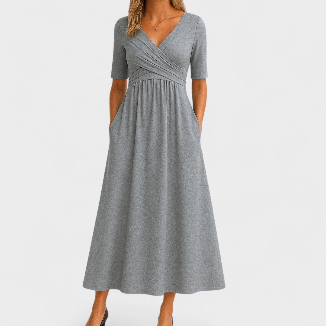 Charlotte – Women Maxi Dress with Pockets - Image 2