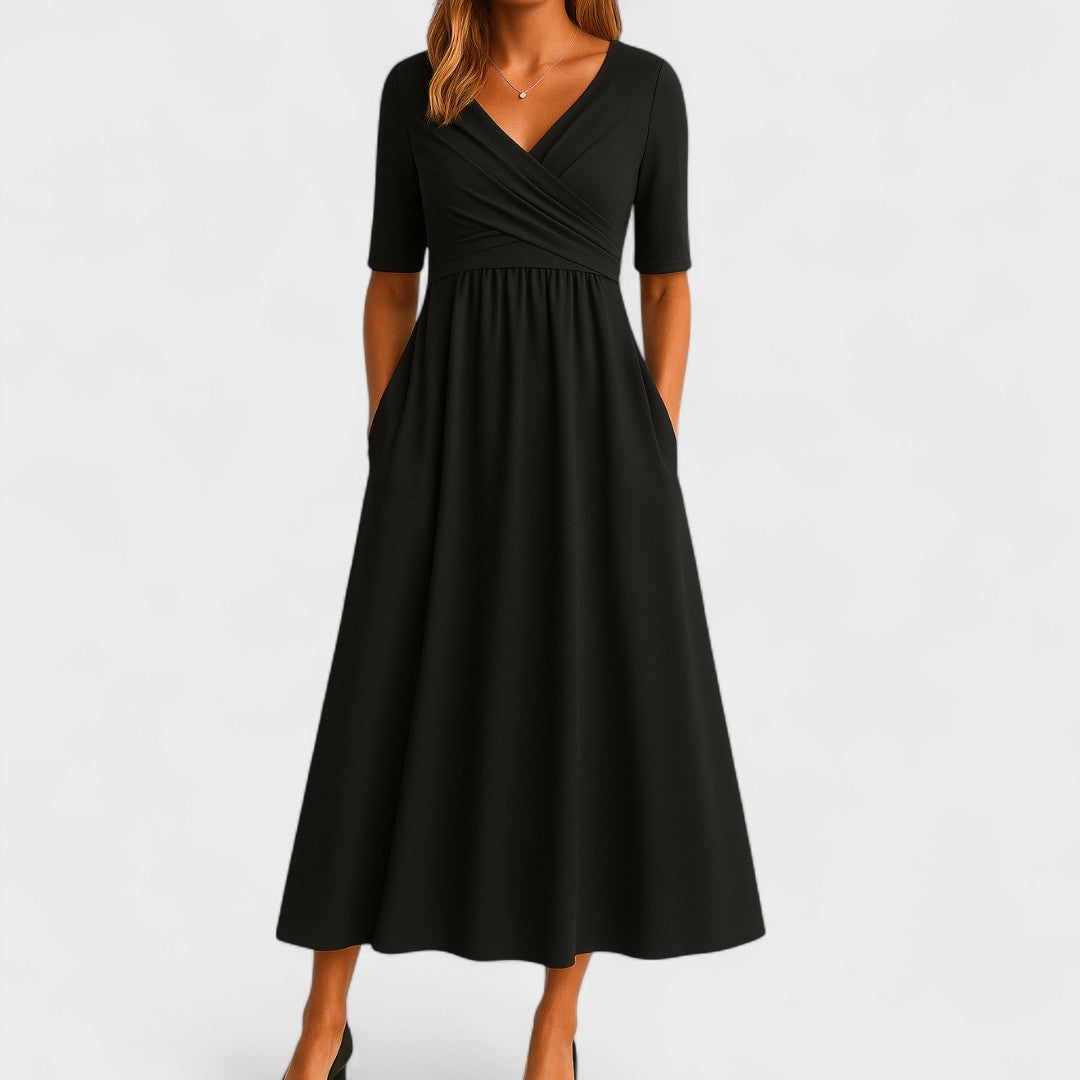 Charlotte – Women Maxi Dress with Pockets - Image 3