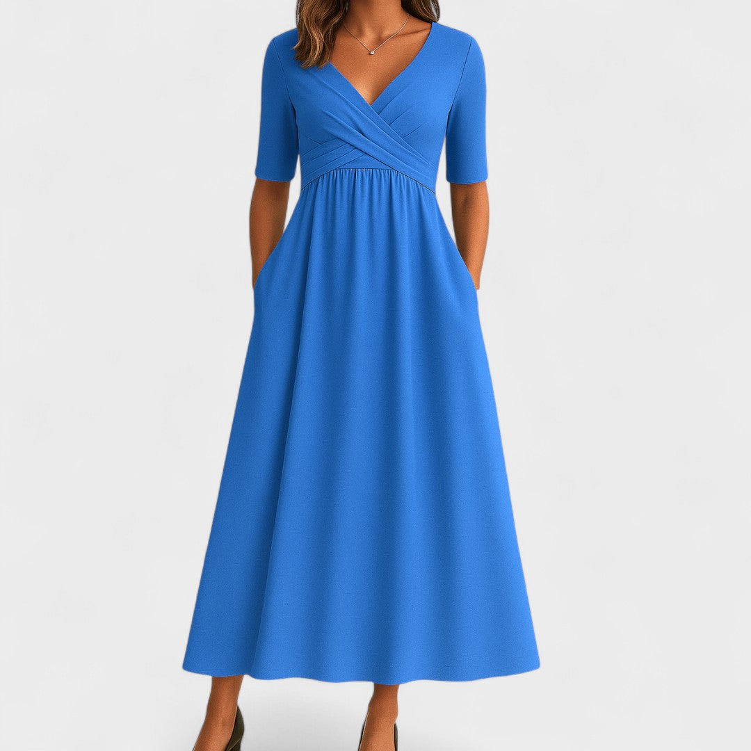 Charlotte – Women Maxi Dress with Pockets - Image 5