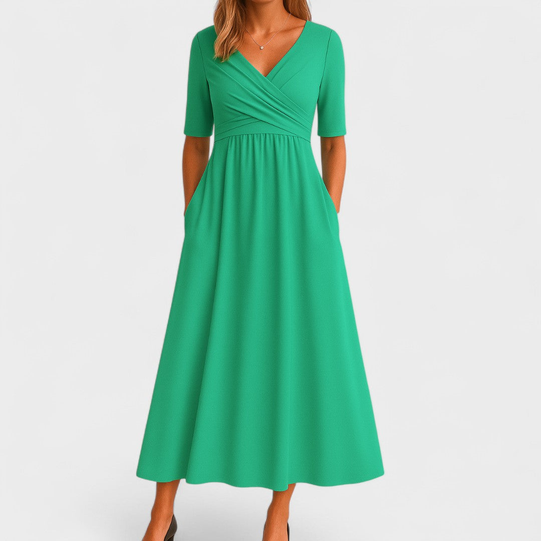 Charlotte – Women Maxi Dress with Pockets - Image 6