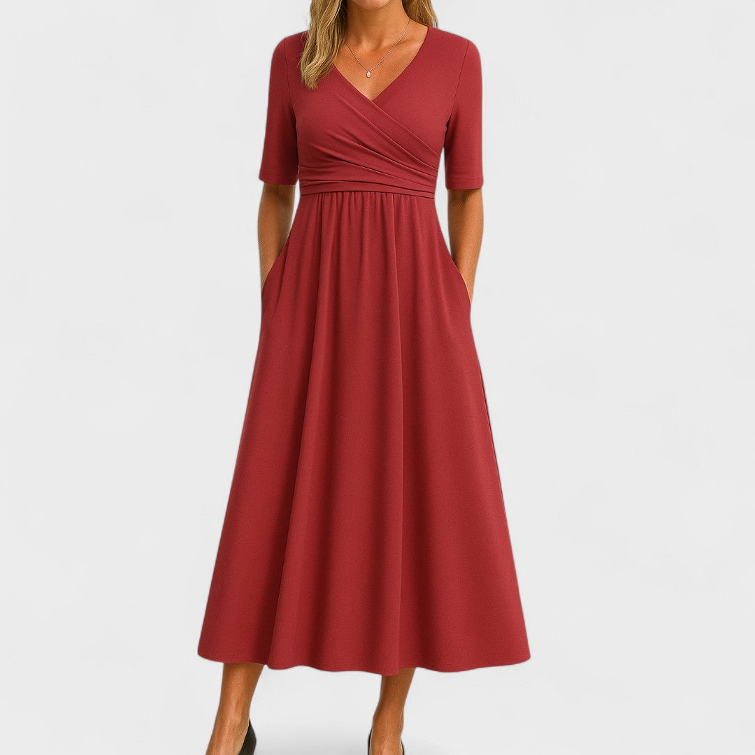 Charlotte – Women Maxi Dress with Pockets - Image 7