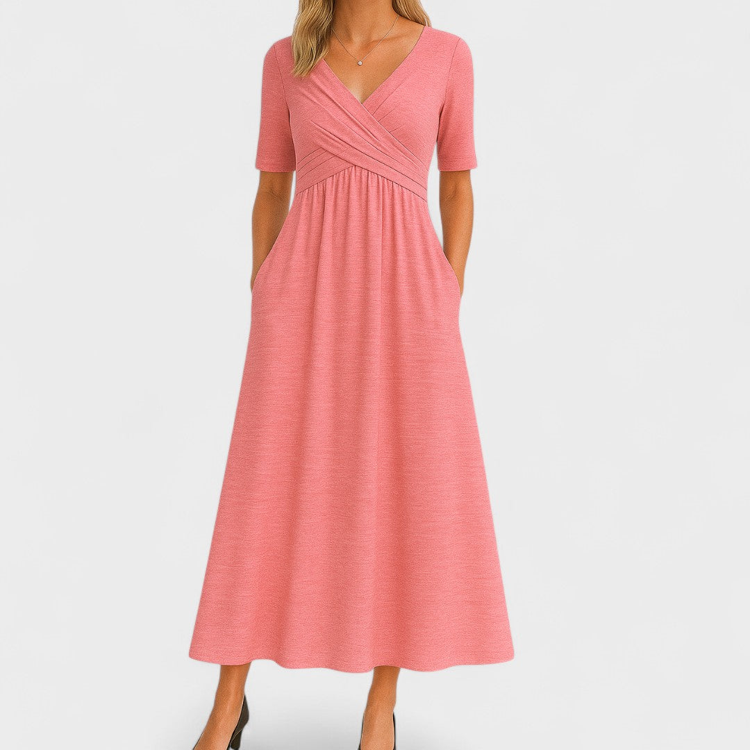 Charlotte – Women Maxi Dress with Pockets - Image 1