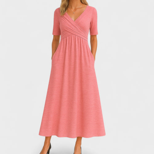 Charlotte – Women Maxi Dress with Pockets - Image 1