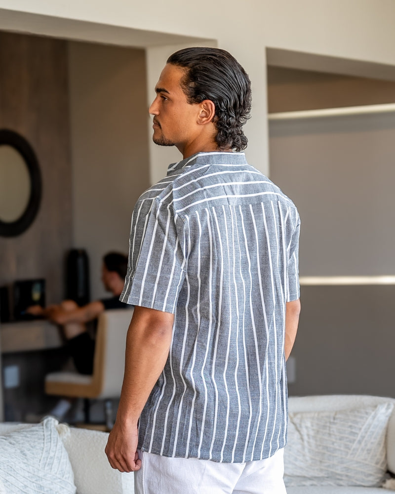 Tim – Striped Short Sleeve Shirt - Image 10