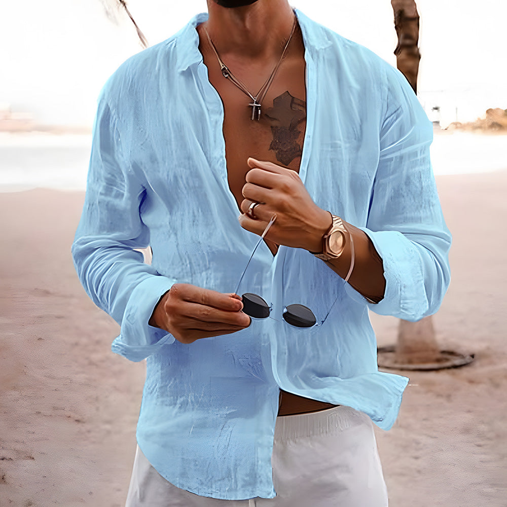 Luca – Summer Beach Shirt - Image 2
