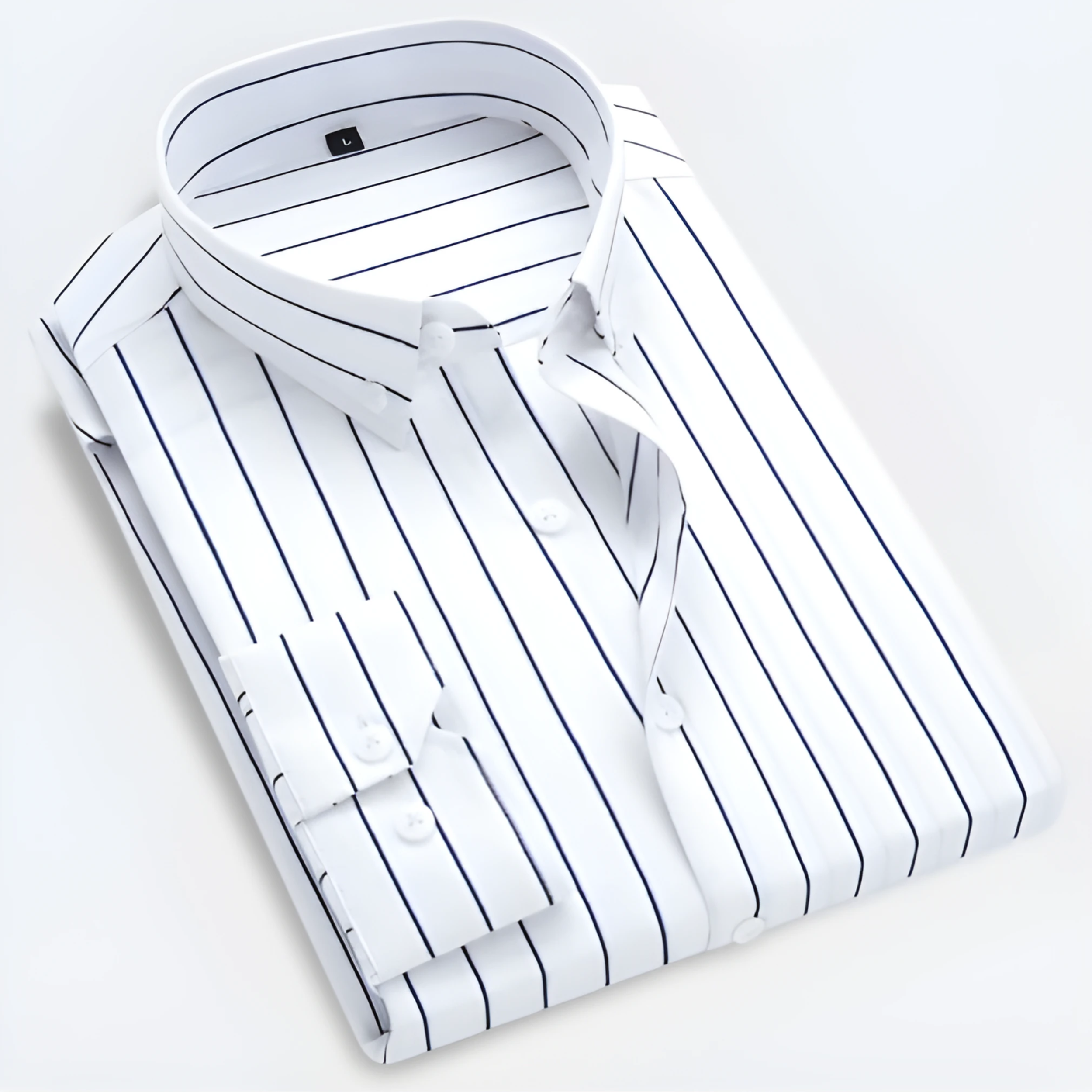 Fabian – Striped Long Sleeve Shirt - Image 1