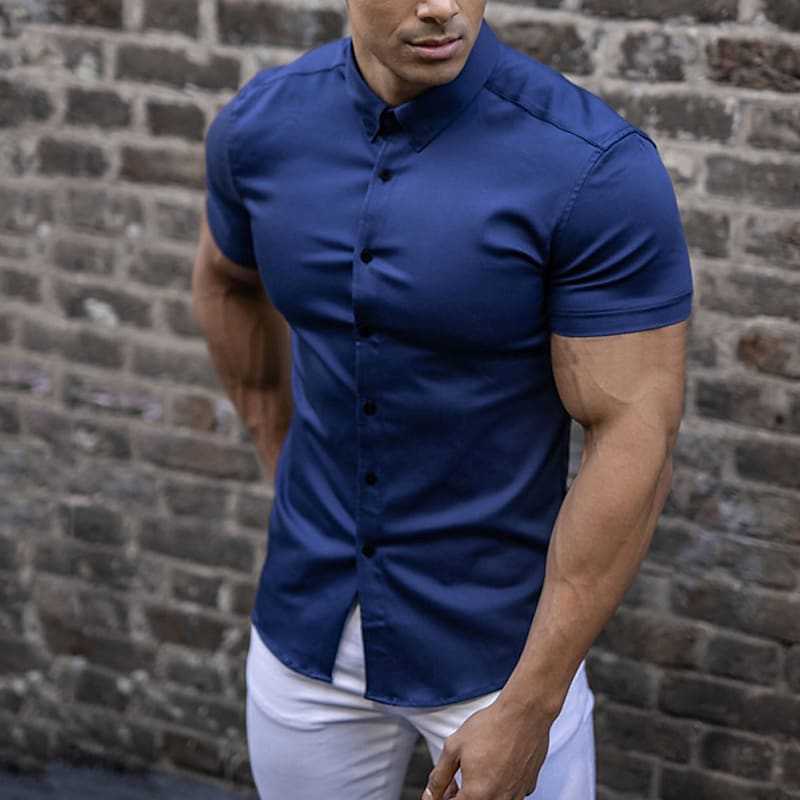 Liam – Formal Short Sleeve Shirt - Image 5