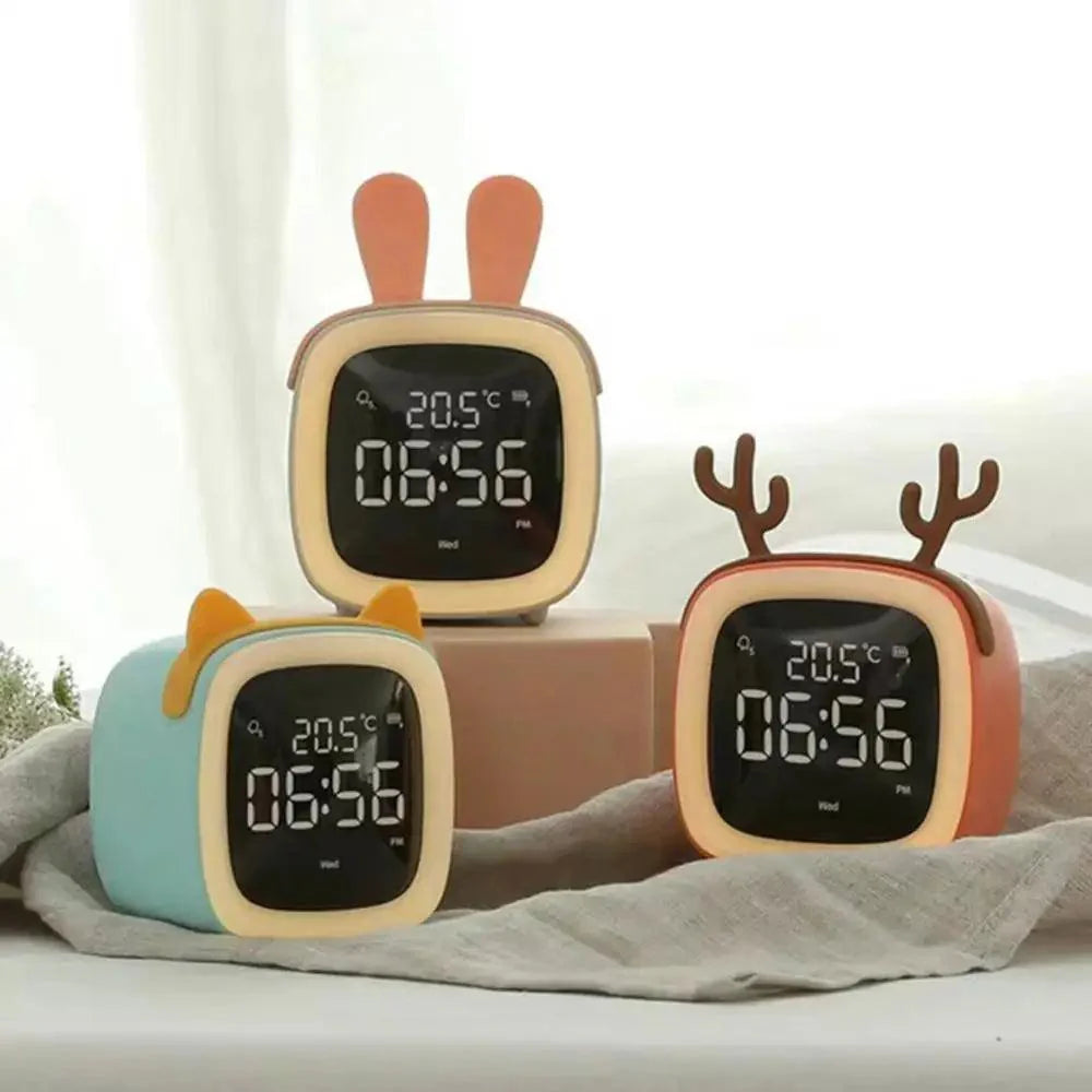 Cute Animal-Themed Alarm Clock – Stylish and Functional Timepiece - Image 1
