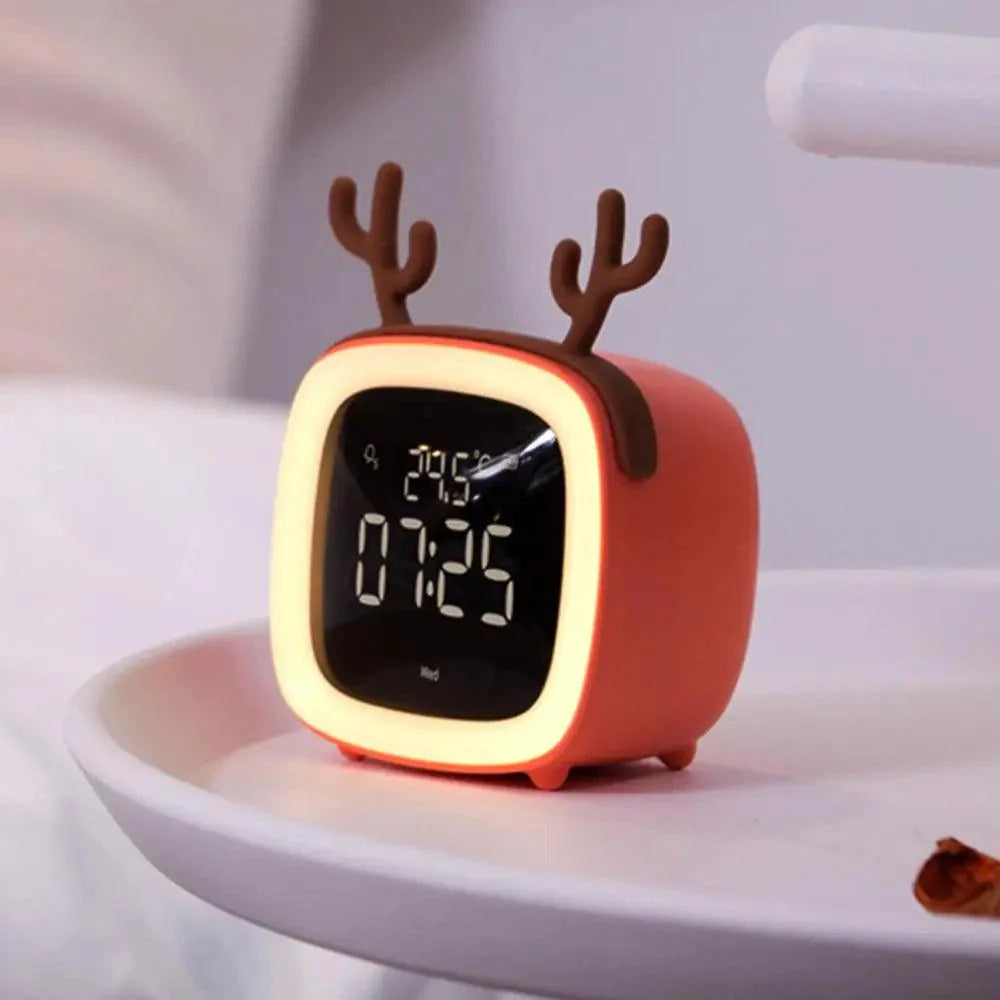 Cute Animal-Themed Alarm Clock – Stylish and Functional Timepiece - Image 2