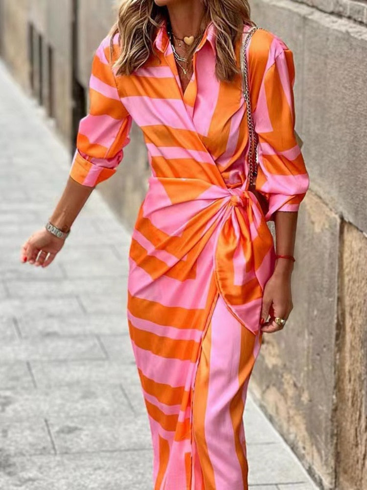 Aurora – Women Wrap Dress - Image 1